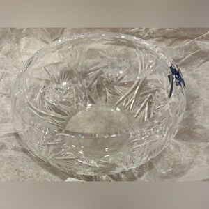 Barski Lead Crystal  Decorative Bowl Candy/Nut Bowl